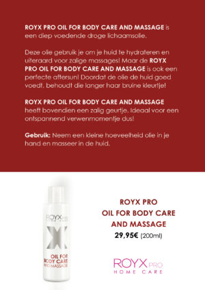 ROYX body care uitleg